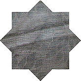 1104502 Jeansdruk batik grijsblauw met bloemUITVERKOCHT!!!