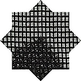 2001599 Tissue de gaze zwart UITVERKOCHT!!!