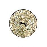 P1077-36 Parelmoer Agoya laser flora 23 mm