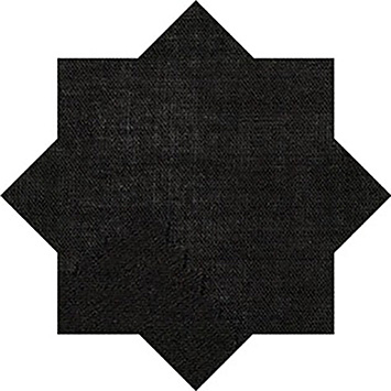 1004599 Indische batist zwart