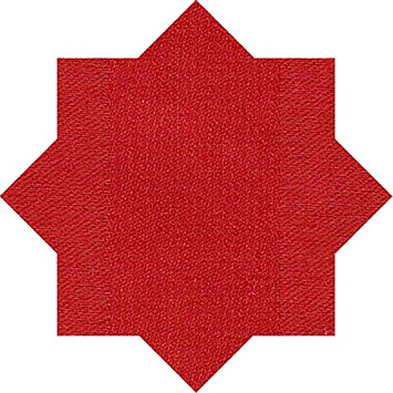 1010101 Satijn rood gestreept