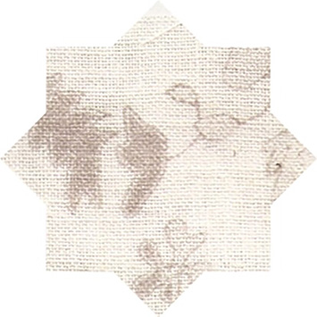 Lijnwaad taupe bloem print