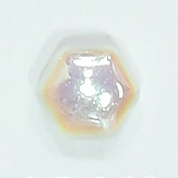 G749-16 Glas 6 hoek maneschijnwit 10 mm