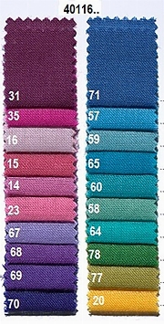 40116.. Etamine de laine verkrijgbaar in verschillende kleuren