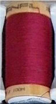 N4806 Biokatoenen naaigaren bordeauxrood