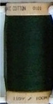 N4822 Biokatoenen naaigaren donkergroen